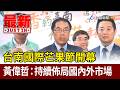 台南國際芒果節開幕 黃偉哲：持續佈局國內外市場【最新快訊】