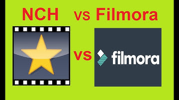 Filmora vs NCH videopad editor Software comparision