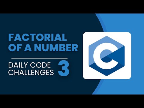 Factorial of a given number in C | Simple C Programming Tutorial