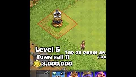 Level 1 to Max Bomb Tower With Animation & Cost #shorts #youtubeshorts #coc #cocshorts #clashofclans