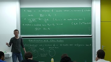 Advanced quantum theory, Lecture 3