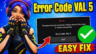 How To Fix Valorant Error Code VAL 5 | The Game Has Lost Connection