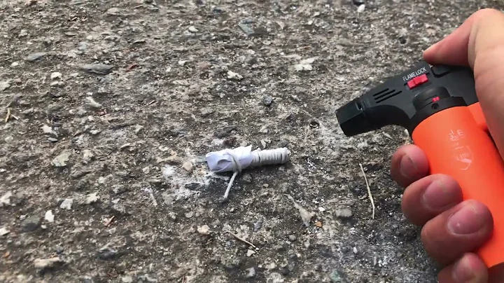 Homemade Chinese time fuse test with report