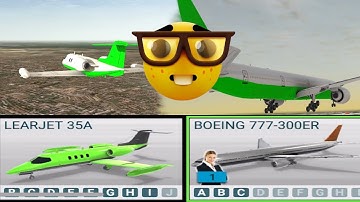 Late Learjet 35A & 777-300ER Review (Airline Commander)