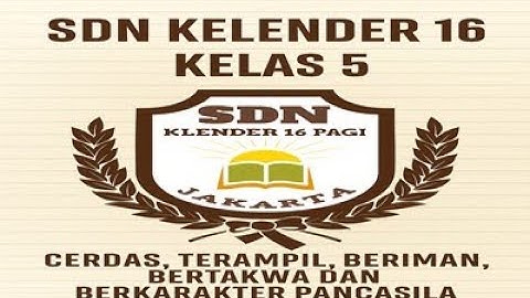 Thumbnail of Lagu SDN Klender 16 Kelas 5 Cerdas, Terampil, Beriman, Bertakwa, dan Berkarakter Pancasila