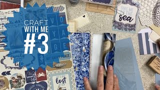 Craft with Me #3 - Beach Journal - Process for June Joy of Blue