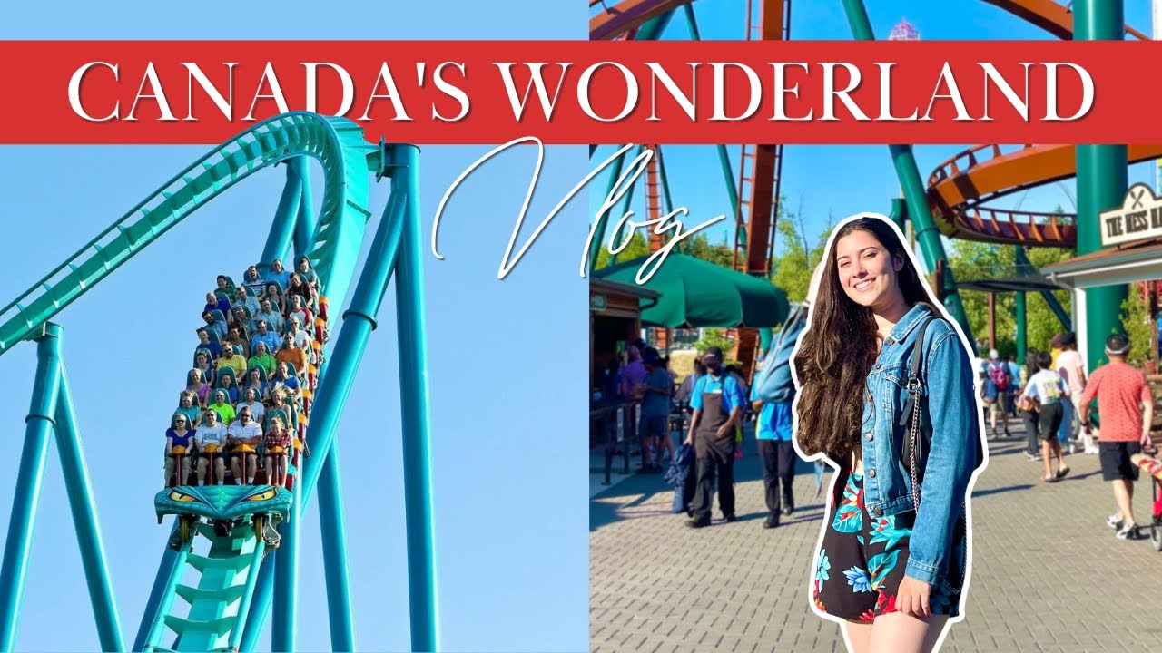 Vlog Bilingue - Parque de diversões de Toronto!! | Canada's Wonderland ...