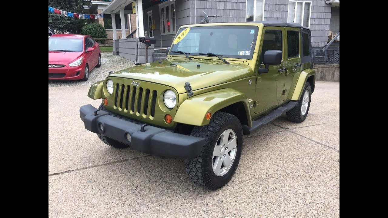 2007 Jeep Wrangler Unlimited Sahara 4x4 Elite Auto Outlet Bridgeport