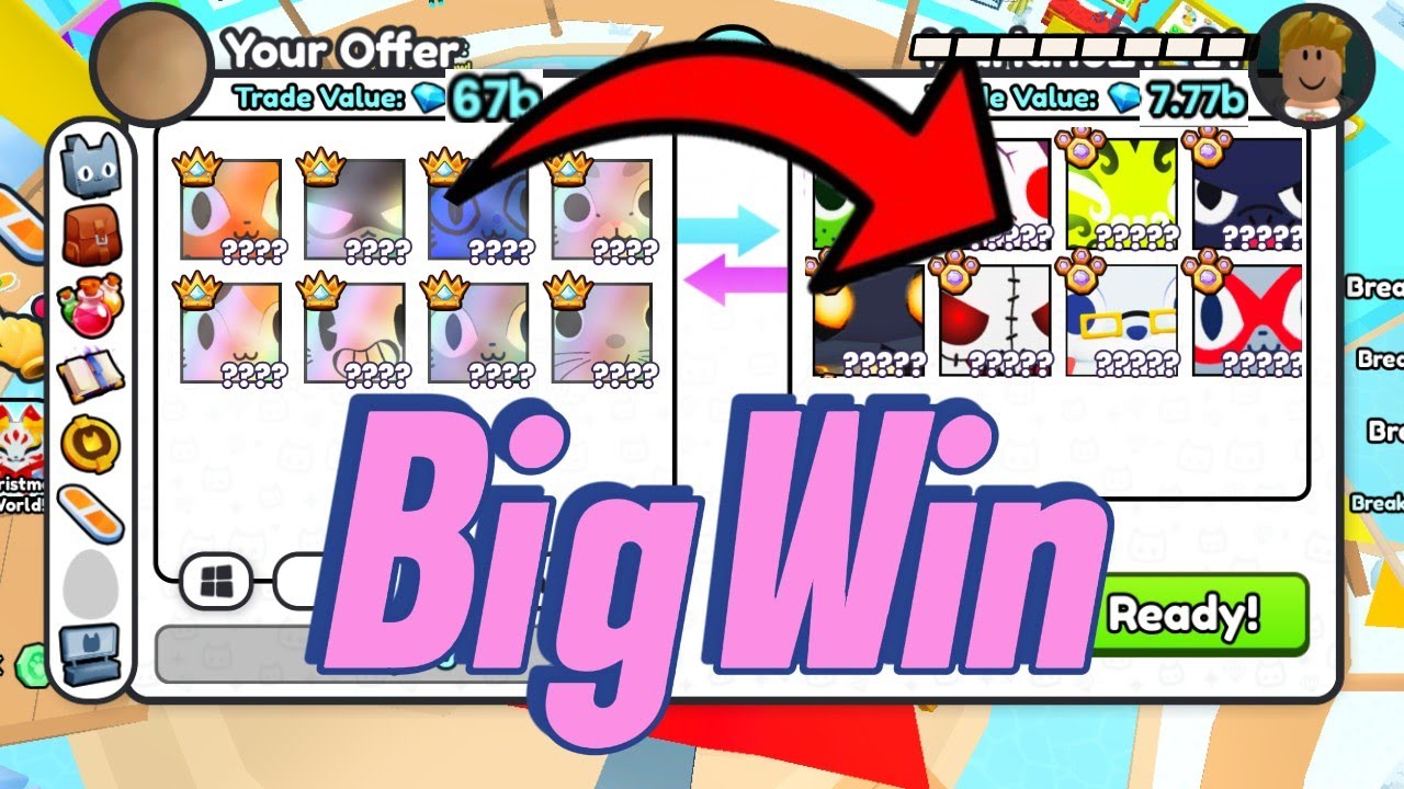 got my 1st gargantuan🔥| ps99 trading montage #4