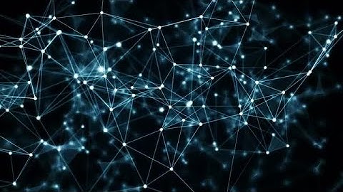 Abstract Blue Plexus Sky Background Stock Motion Graphics