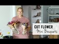Making cut flower mini bouquets for the market  sunshine and flora urban flower farm