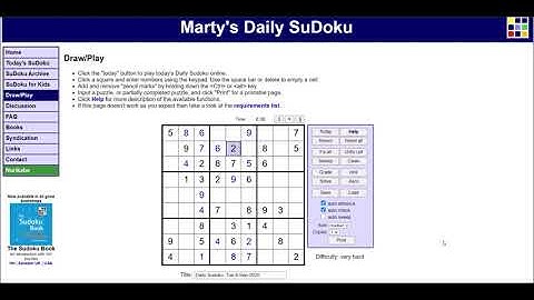 Sudoku 09/08/20 hard - no copyright How It Began