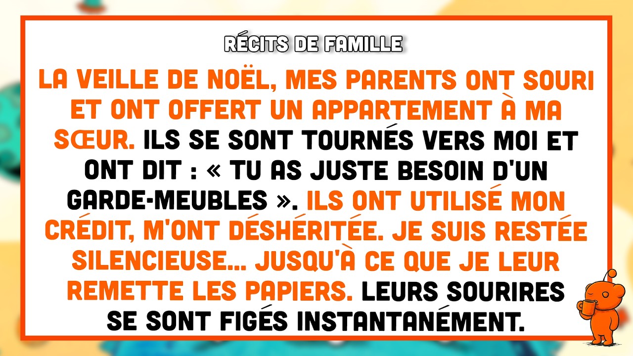 Mes parents ont offert un appart de luxe à ma sœur — moi, un simple garde-meubles.