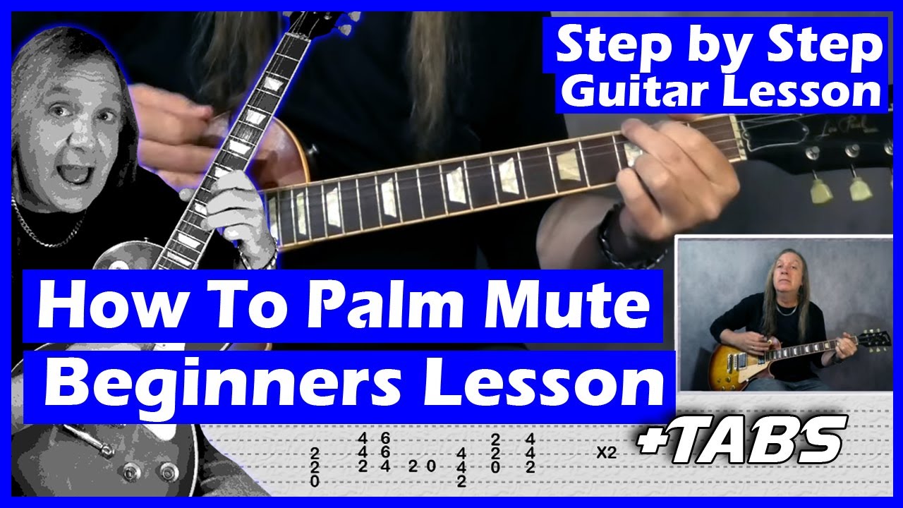 Palm Muting Guitar Lesson YouTube