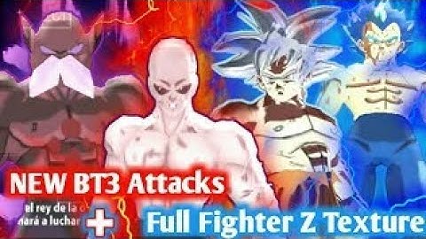 NEW DBZ TTT MOD ISO V4 REAL FIGHTER Z TEXTURE + NEW BT3 ATTACKS DOWNLOAD 2018