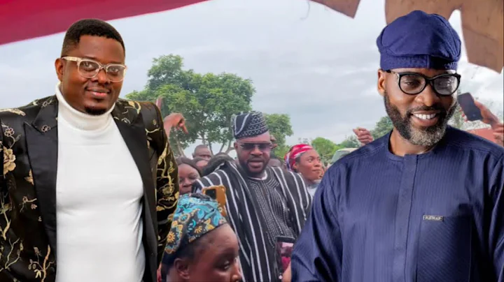 SEE HOW CROWD WELCOME MUYIWA ADEMOLA  IBRAHIN CHATTA AT ODUN ADEKOLA FATHER’s BURIAL IN EKITI STATE 