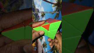 "SOLVE THIS LAST LAYER PYRAMID CUBE"..#cubing #puzzle #rubikscube #pyramid
