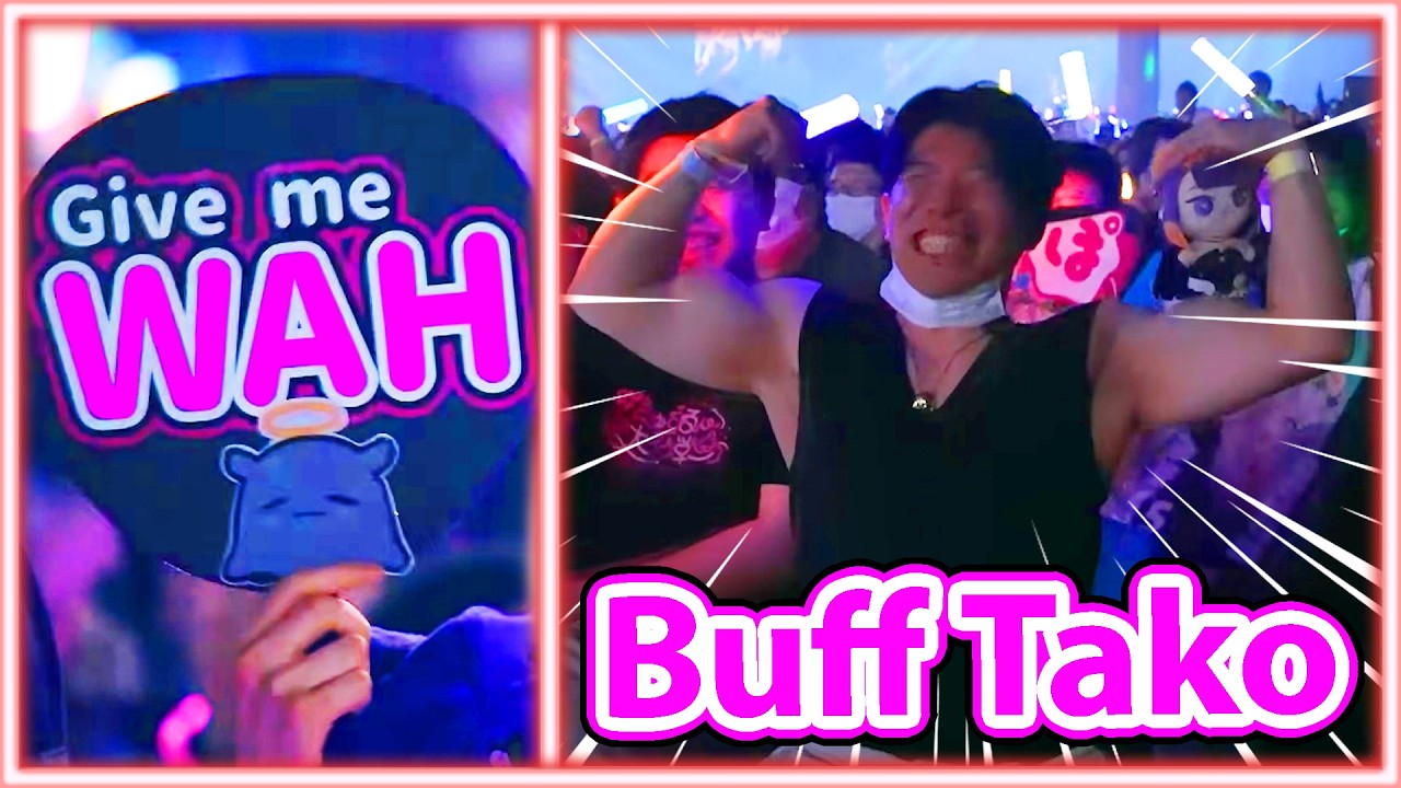 Buffed Tako Spotted Again at Hololive Expo 【Hololive】