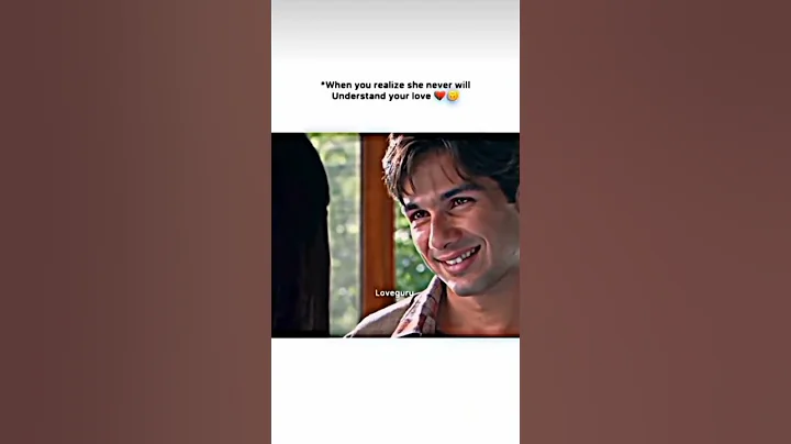 When you realize she never will understand your love 💖.  #shorts