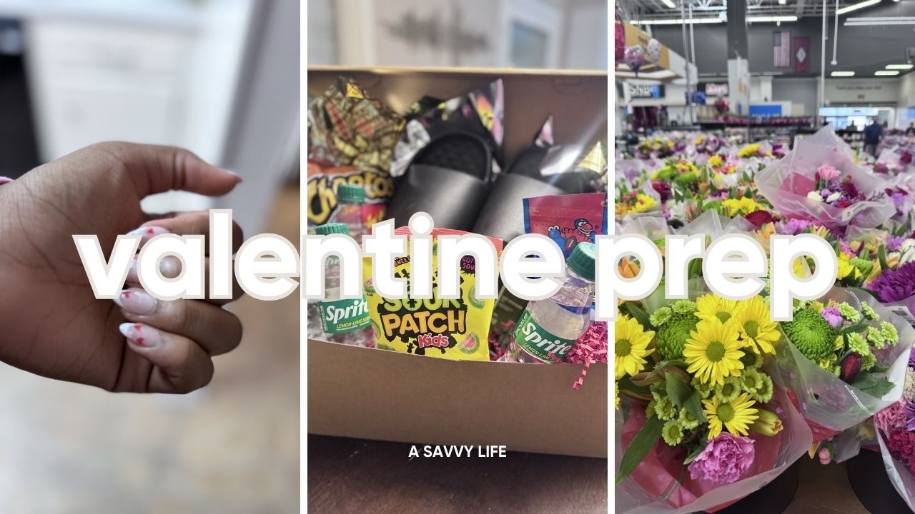 Valentine’s Day Nails & DIY Gift Basket for a Teen Boy