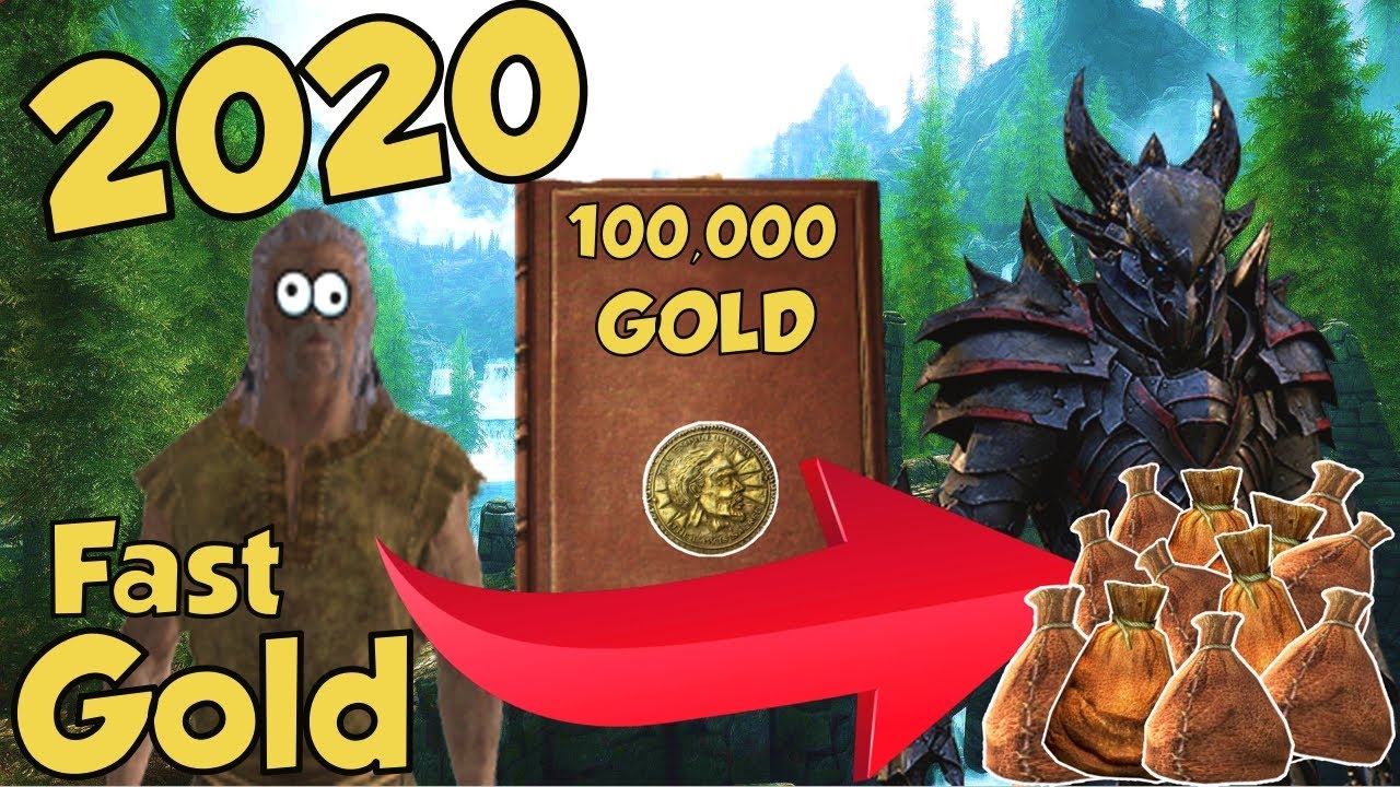 How to Get.. 100,000 Gold Every Hour in Skyrim // BRAND NEW // 2020