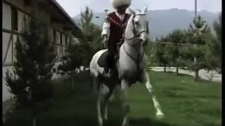 Görenleri Hayrete Düşürecek At Gösterisi ( Ahal Teke Atları - Türkmenistan)