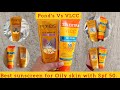 Best sunscreen ☀️ for Oily skin | Pond's Vs VLCC 50 SPF PA+++ | Honest Review 💯