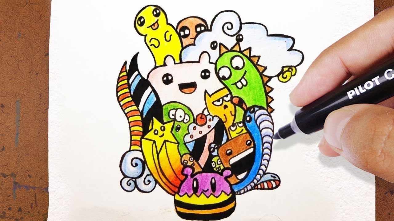 Desenhos para desenhar fácil e bonito  Desenho para desenhar facil,  Revistas de arte do doodle, Bonitos desenhos fáceis