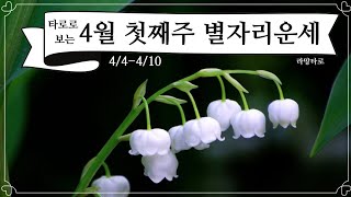 [타로/별자리운세] 타로로 보는 4월 첫째주 주간 별자리 운세(4/4 - 4/10)