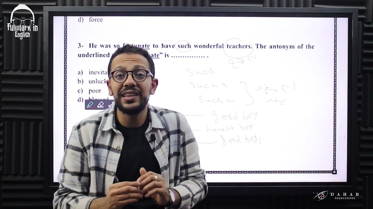 حل النموذج الاسترشادي تالتة ثانوي انجليزي 2023