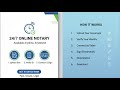 Online Notary Services 24/7