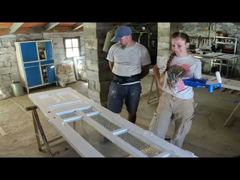 Saving Original Spanish Doors! Garden Wall Groundwork Begins