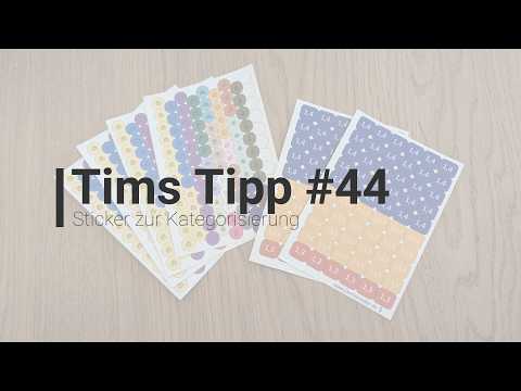 Tim's Tip #44 -- Stickers for Organizing Sentiments | Der Stempler ~ Stampin Up!