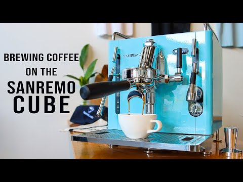 Making Coffee on the Sanremo CUBE home espresso machine