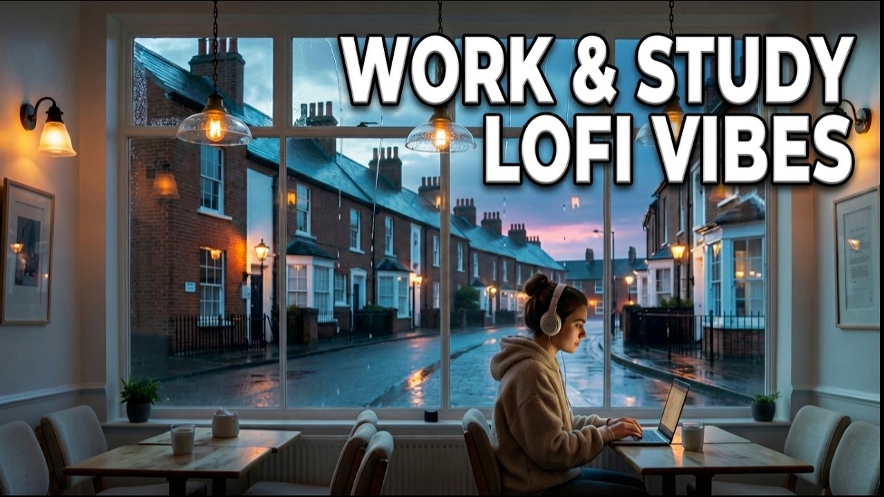Lofi Music for Work and Study - UK Town Themed Hip Hop Lofi Coffee Shop Vibes