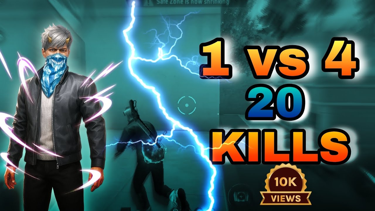 "🔥 20 KILLS INSANE CLUTCH | FREE FIRE Solo vs Squad | Epic Gameplay ...