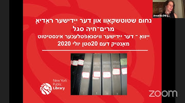 Stutchkoff and Yiddish radio | Amanda Miryem-Khaye Seigel (In Yiddish)