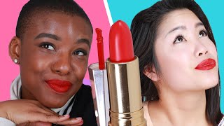 Women Try OneShadeFitsAll Lipsticks