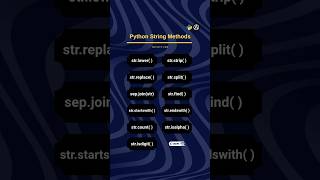 [1/12] Python String Methods #python #programming #aviosit