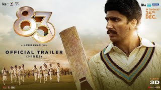 83 | Official Trailer | Ranveer Singh, Kabir Khan, Deepika, Jiiva, Hardy Sandhu, Ammy Virk