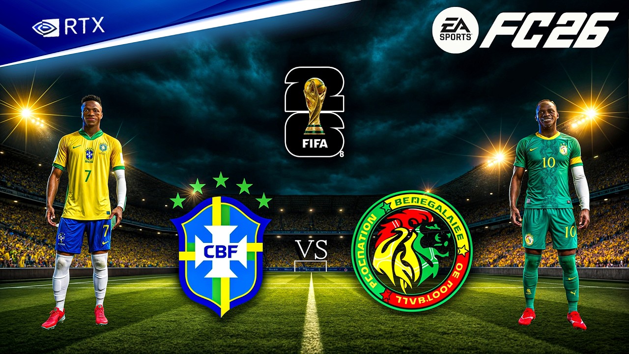 FC 26 - Brazil vs. Senegal - FIFA World Cup 2026 Full Match | PS5™ Pro [4K60]