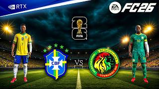 FC 26 - Brazil vs. Senegal - FIFA World Cup 2026 Full Match | PS5™ Pro [4K60]