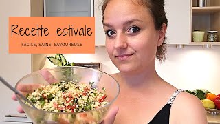 Salade de couscous façon Taboulé - Facile , sain, savoureux