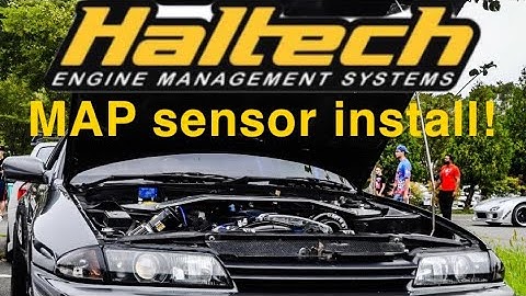 Haltech 4 bar MAP sensor install on the GTR!