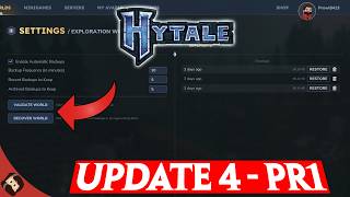 Hytale Update 4 Pre-Release 1 Is HERE!