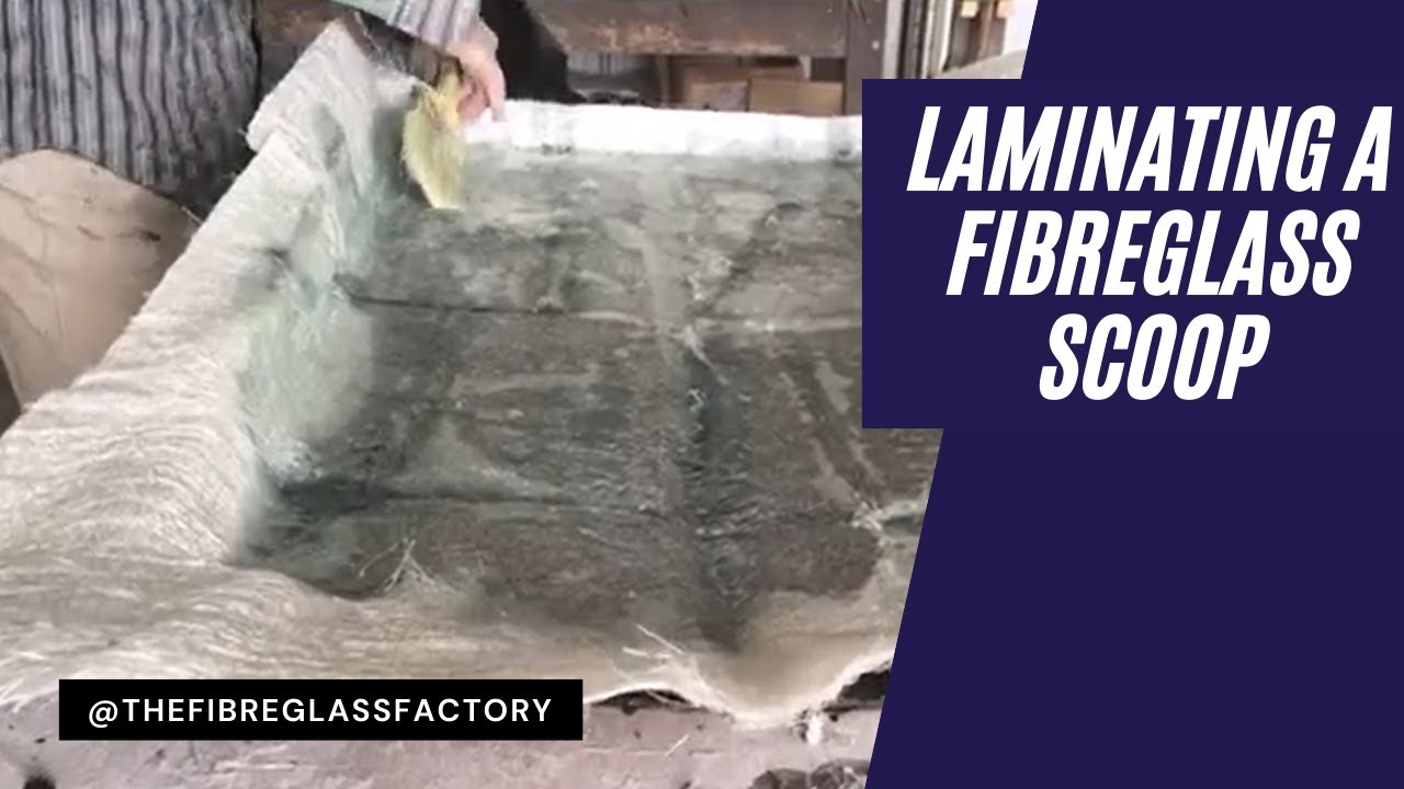 Laminating a Fibreglass Scoop YouTube