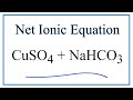 Net Ionic Equations and Spectator Ions
