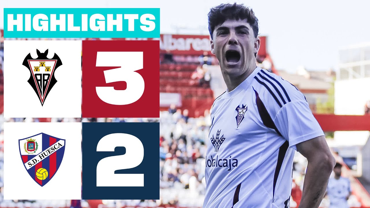 ALBACETE BP 3 - 2 SD HUESCA I RESUMEN LALIGA HYPERMOTION - YouTube