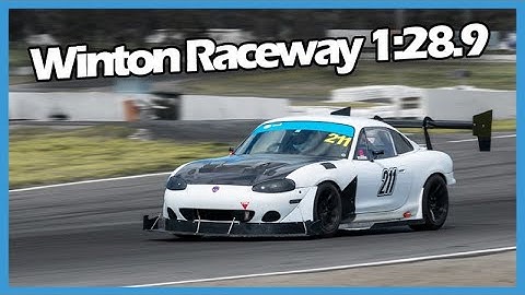 Winton Raceway // Record Best Lap: 1.28.9 // Mazda MX-5 Turbo NB