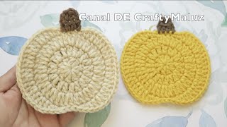 CROCHET TUTORIAL  Calabaza a crochet Amigurumi tutorial calabaza portavasos